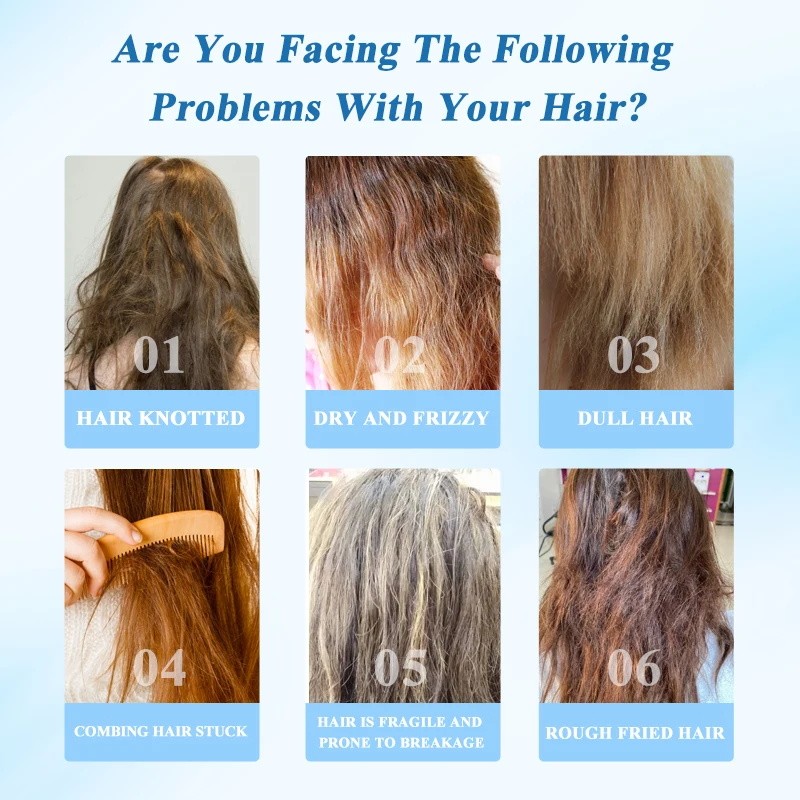 Custom Logo Hair Care Argan Oil Biotin Collagen Shampoo Sulfate Free Leave In Deep Conditioner Spray Keratin Treatment Hair Mask