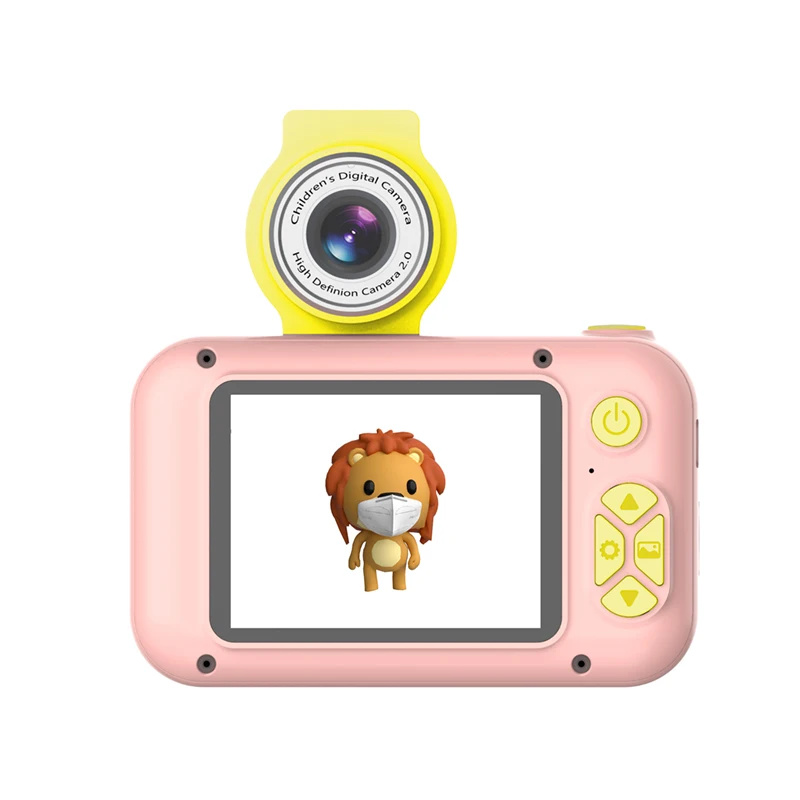 Upgrade 2.4 inch Kids Selfie Mini Camera HD Digital Video Cameras for Toddler Children Toy