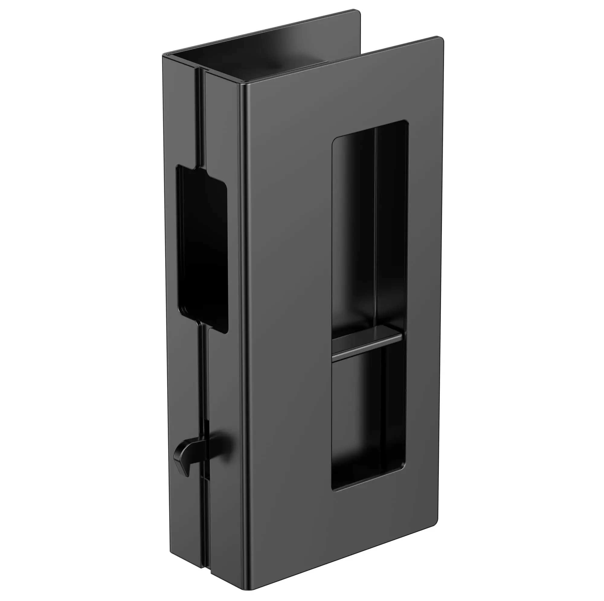 Privacy Pocket Door Lock with Pull, Wooden Sliding Door Handle for 1-3/8 Thickness Door Replace Old Or Damaged Pocket  Hardware