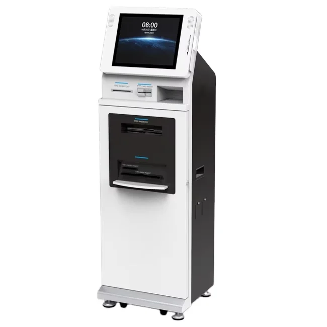 Self Service Multi-functional A4 Printing Payment Touch Screen  Kiosk with Metal Keyboard