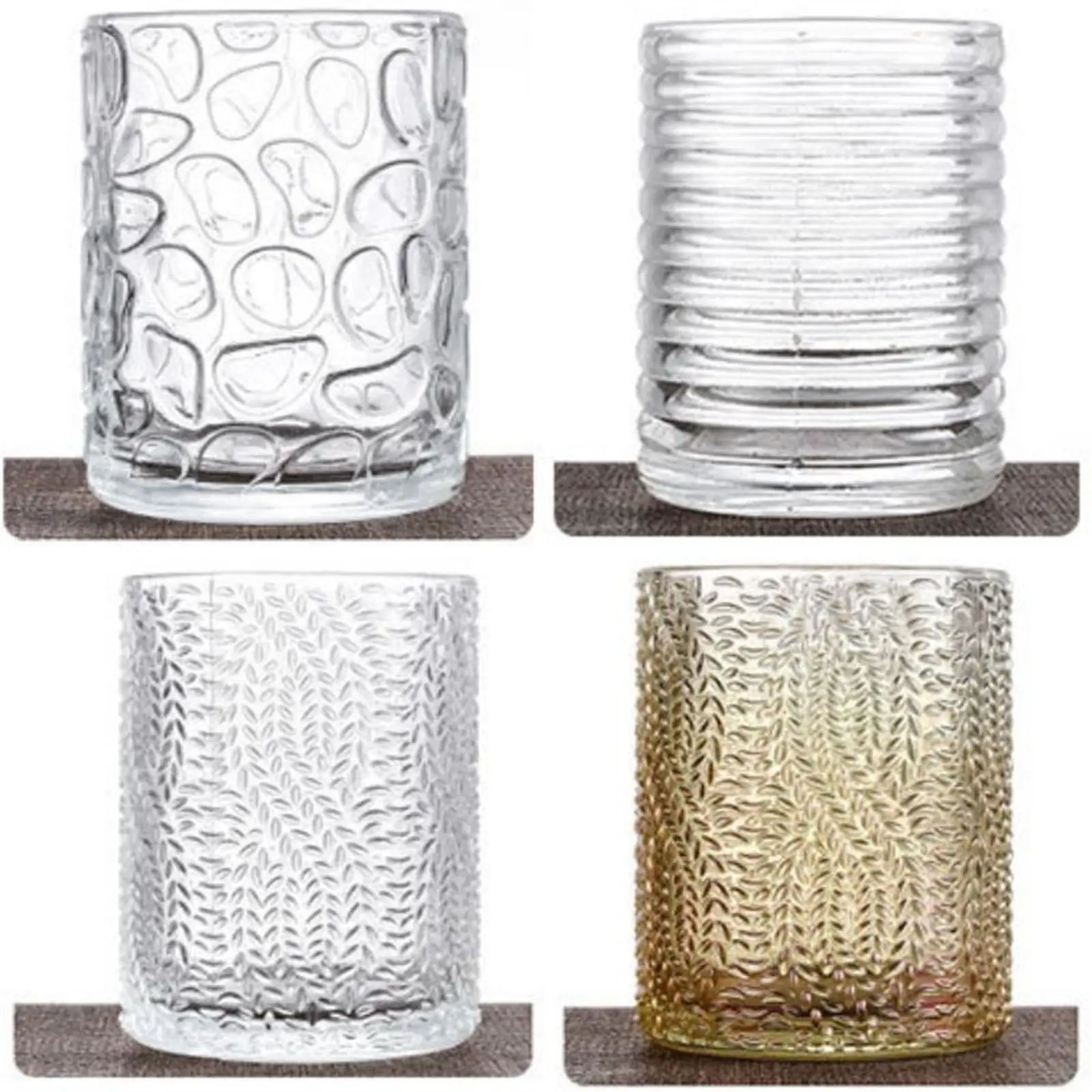 Tea Light Modern Luxury Creative Tealight Glass Candle Holder Candle Container Candle Jar Christmas