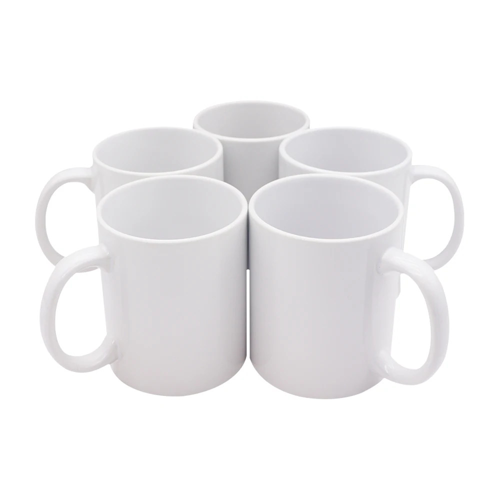 US Warehouse stocked White Sublimation Plain Blank Coffee Mug Sublim Made of Ceramic with Logo Custom