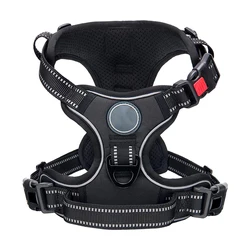 Регулируемый жилет Gacent для собак, сетчатая шлейка с мягкой подкладкой, не тянется, светоотражающая, с логотипом под заказ