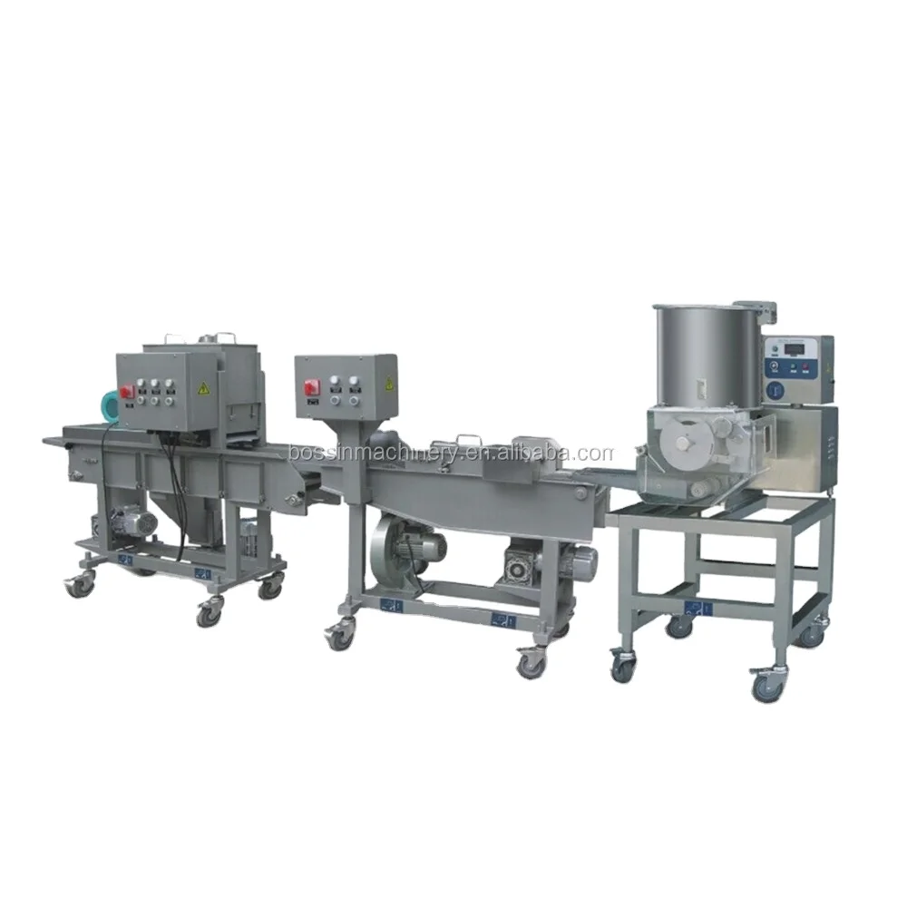 Mini Breading Machine SXJ200 for burger patty making machine