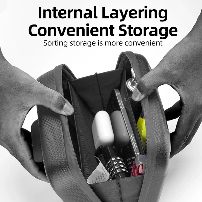 Custom Logo Electric Scooters Front Hanging Bags Hard Shell EVA Bike Handlebar Bag Scooter Bag Accessories