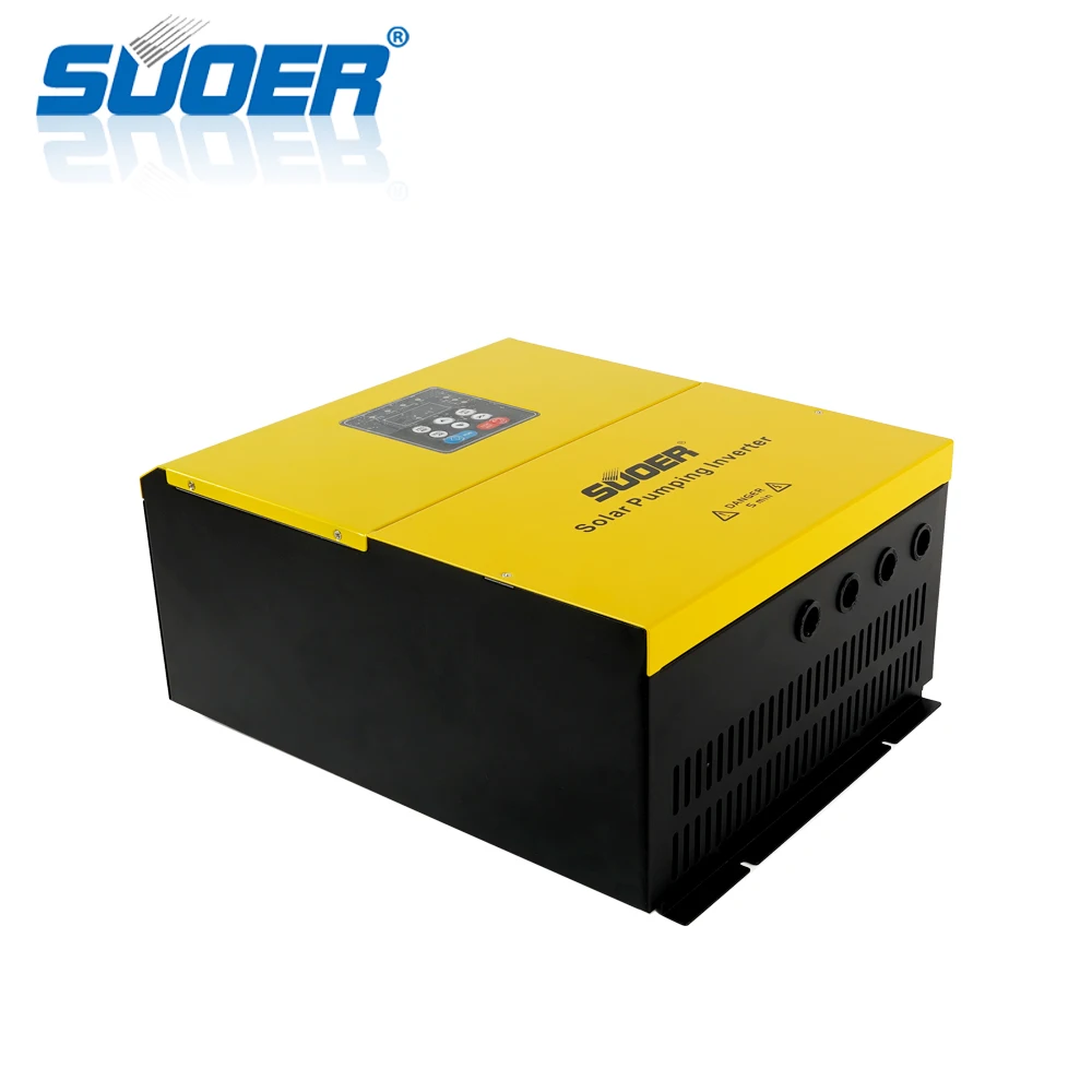 Suoer high efficiency 380V 7500w 7.5kw 3 phase best price solar water pump controller solar pump inverter
