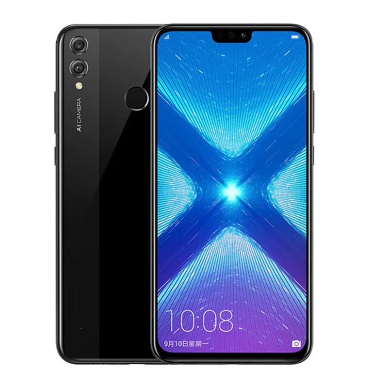 Оптовая продажа смартфон 8X 6 + 128 ГБ подержанные мобильные телефоны оптовая недорогой для чести Подержанный телефон android telefono