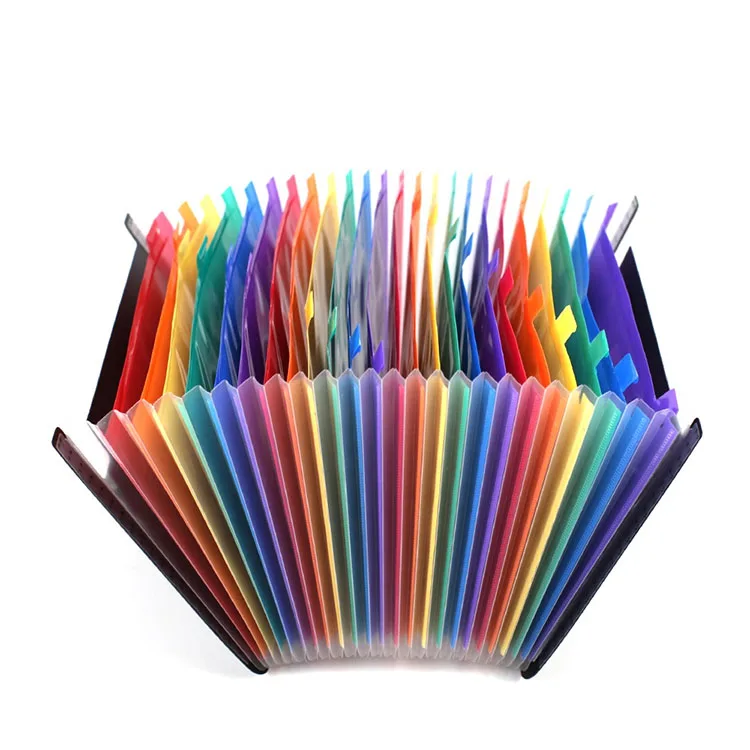 High Quality Paper Office Organizer 24 Pockets Expanding File Folder Fo