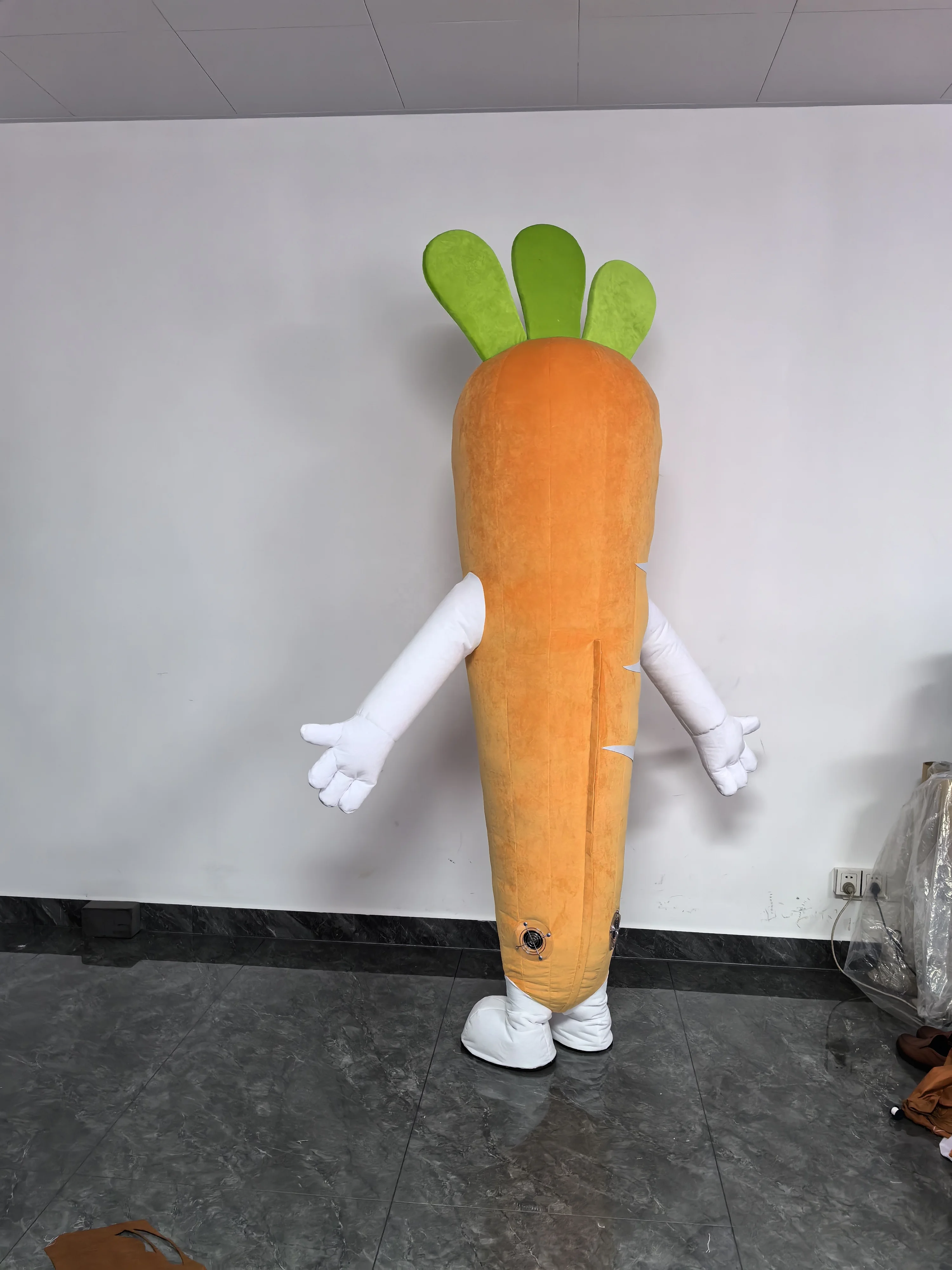 Custom Inflatable Mascot Costumes Character Cartoon Plush Inflatable Carrot Mascot Costumes For Sale For Adults