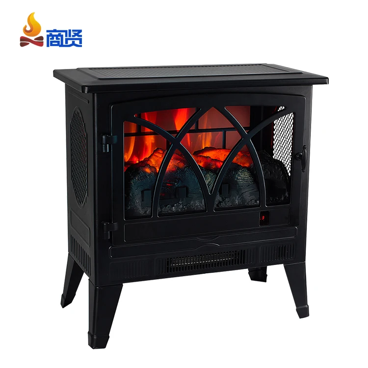 Hot Sale 1400w Remote Control Flame Brightness Adjustable Decor Flame Effect Electric Fireplaces