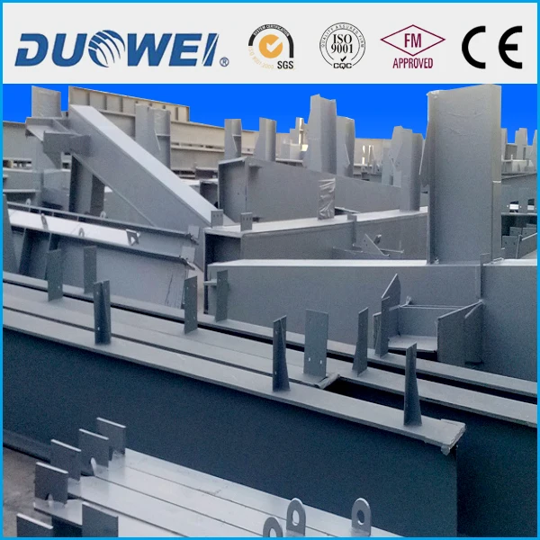 Duowei Q355 Steel Structure Material for Warehouse Workshop Museum Hotel CE Standard