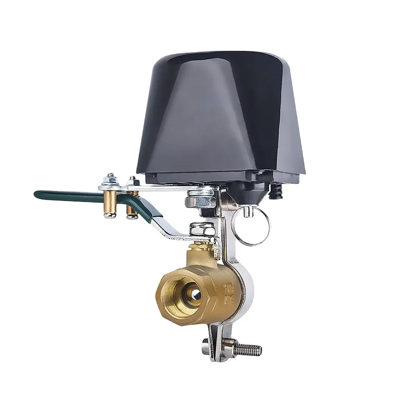 OPEN automatic shut off valve Tuya wifi smart valve switch  controller for water gas pipe control