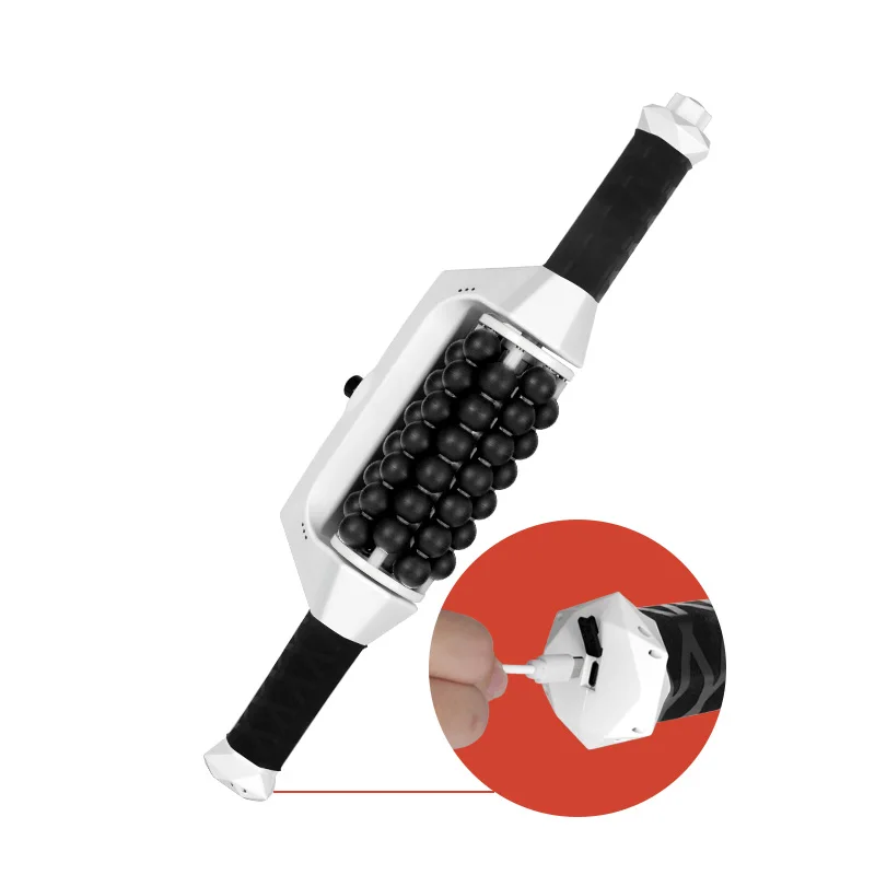 2024 New Electric Handheld Body Muscle Massage Roller Machine Body Shaping Massage Equipment for Pain Relief