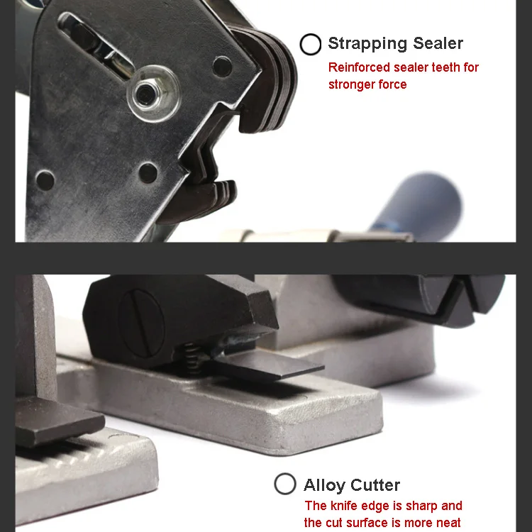 Manual Tensioner Sealer Three-in-one PP Belt Banding Packaging Combination Strapping Tools For PP Straps