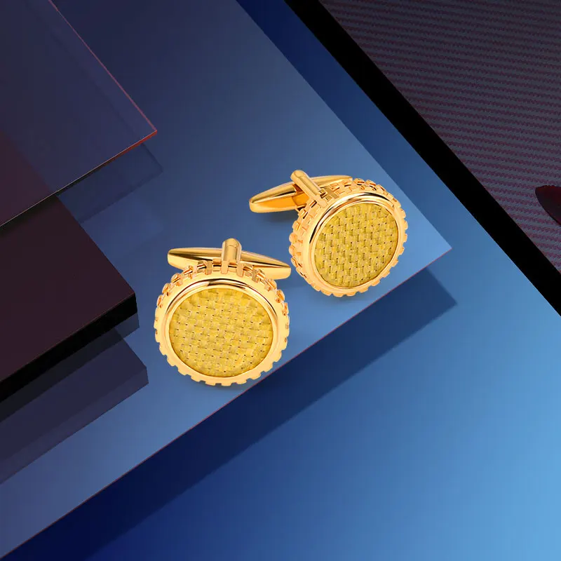 Мужские запонки, роскошные запонки с кристаллами, Высококачественная французская рубашка, деловой подарок, золотые запонки