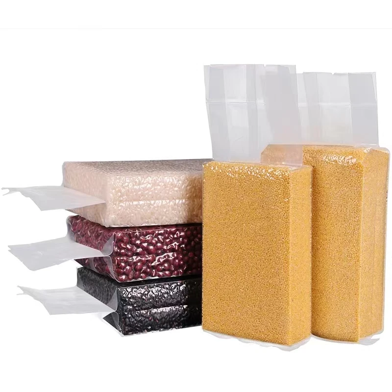 YF Custom Printing Plastic Vacuum Basmati Rice/Beans Packing Bag