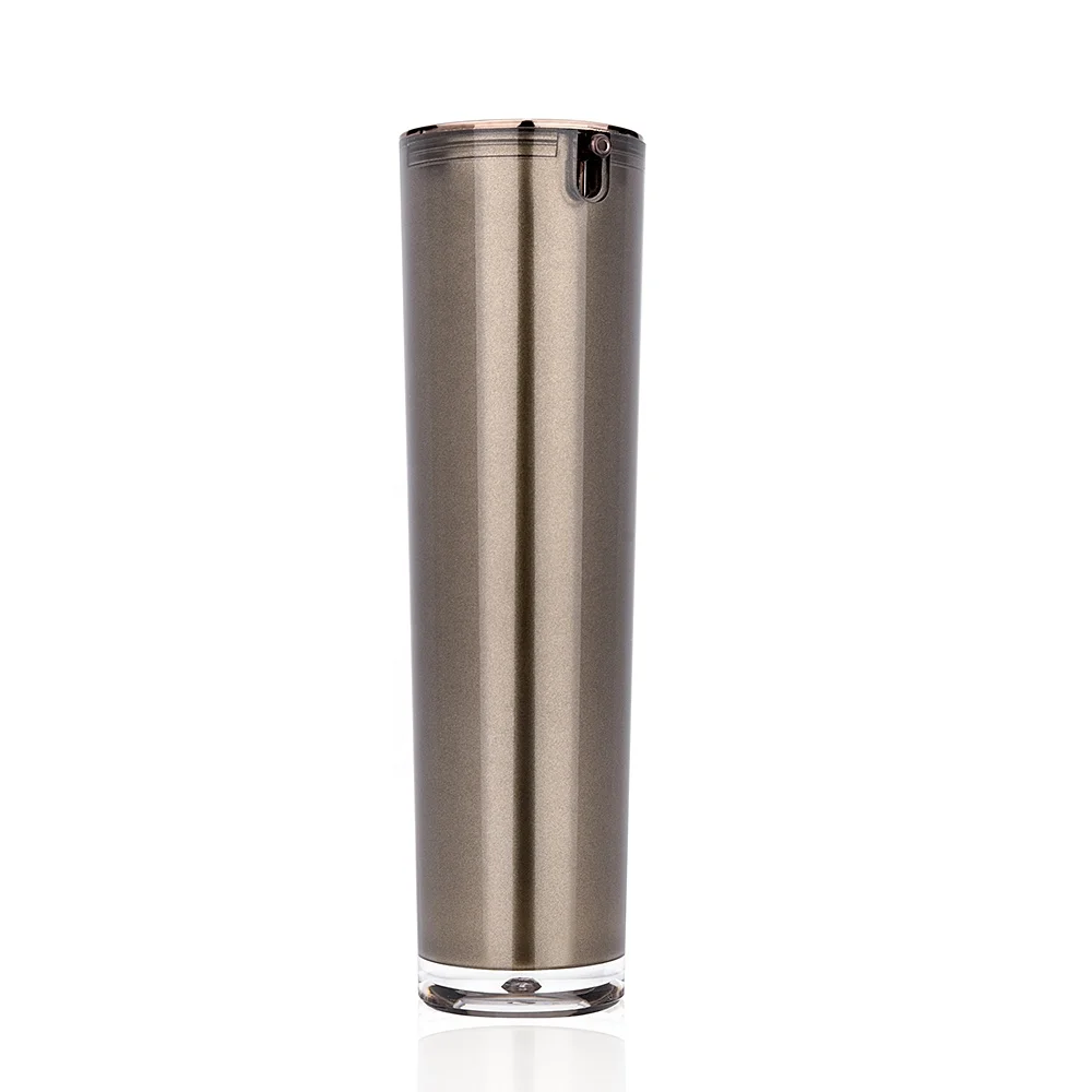 
15ML 30ML 50ML Brown Double Wall Luxury Cosmetic Airless Lotion Bottle 