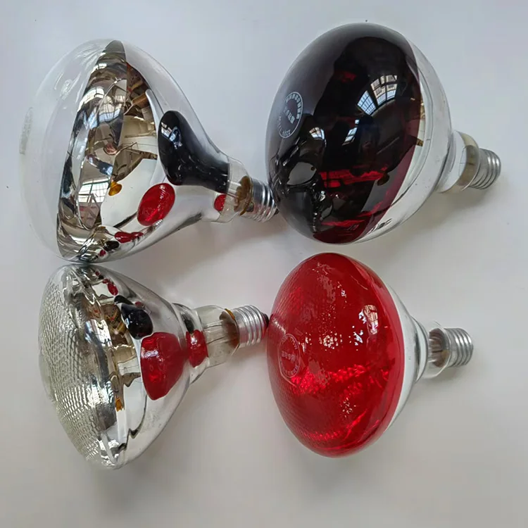 Glass Heat Lamp  bulb for Animal Husbandry for Poultry Farm  Livestock heater