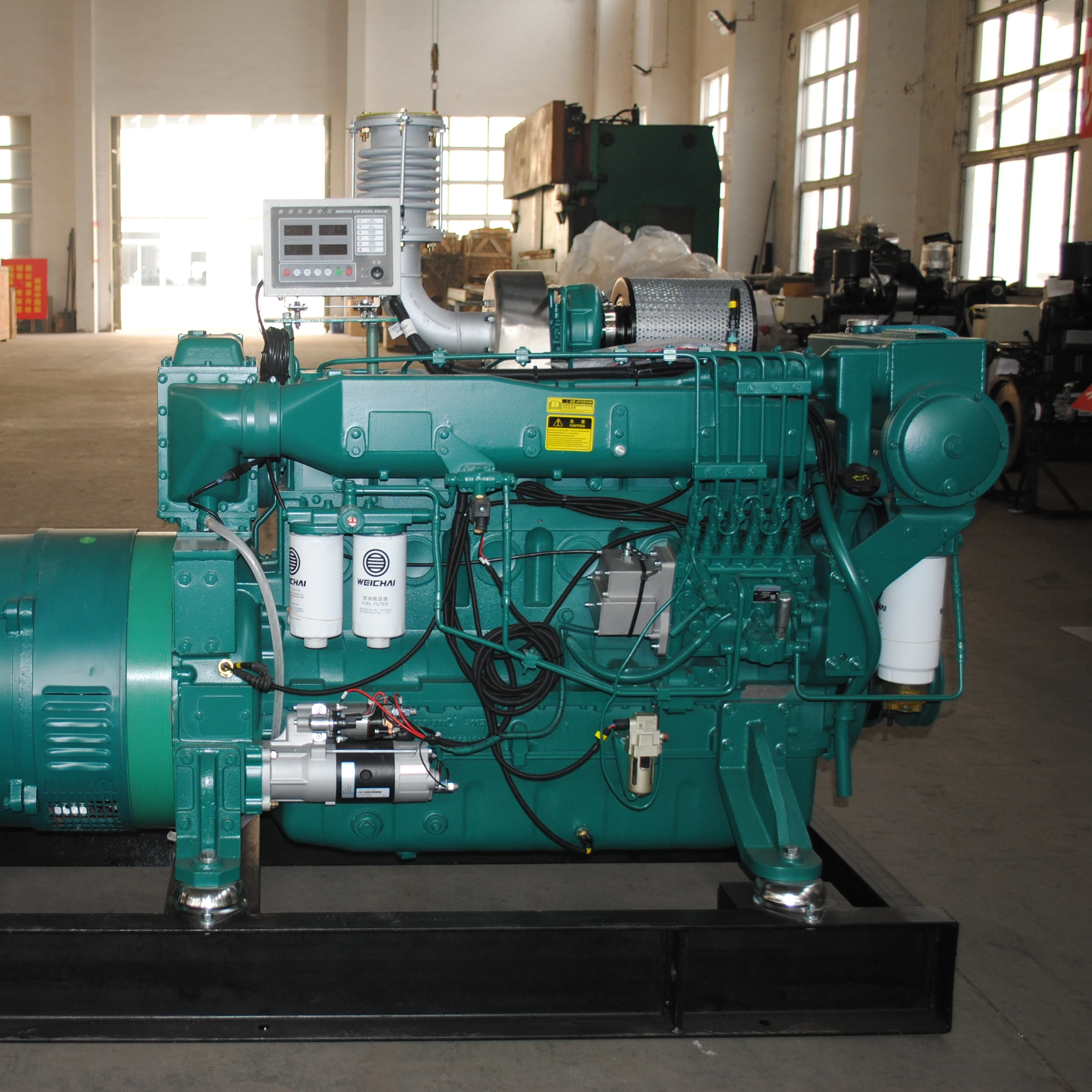 QSK60-G4 Diesel Generator 1600KW/2000KVA 50HZ 1500RPM Used Plant with Core Engine and Motor Components
