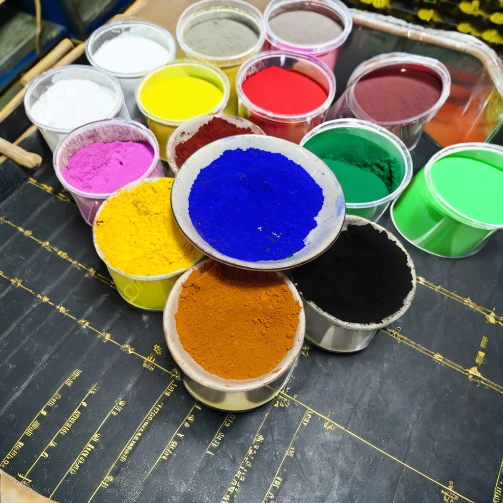 Customisable Multiple Colours Organic Pigments MOQ 1KG for Coating and Leather Mica Color Pigment Red Type FE2O3