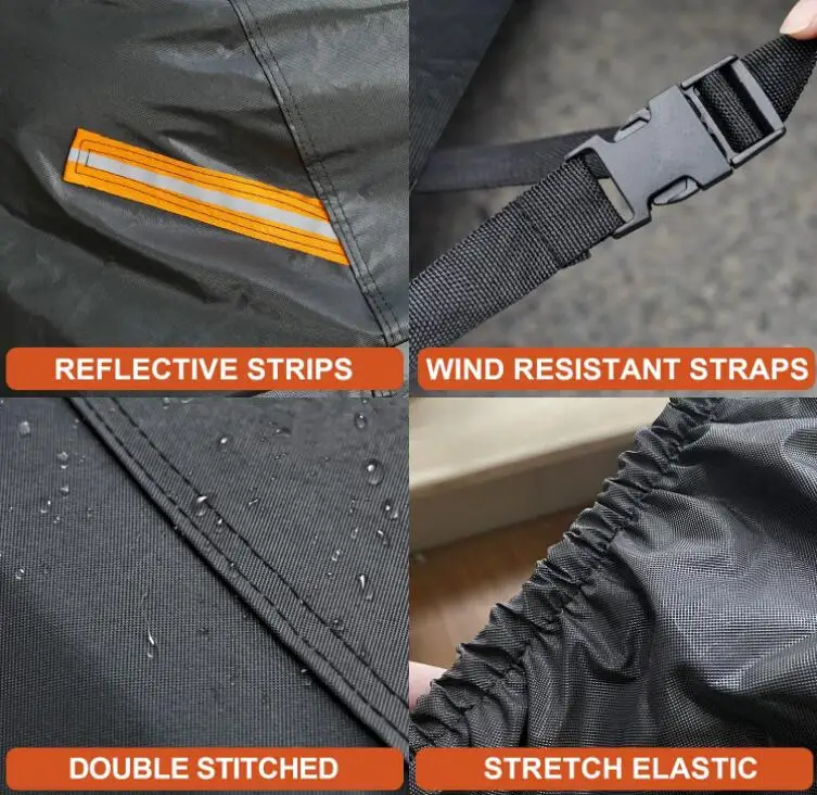 HOTO Outdoor Car Cover Waterproof Stock & Custom Size Wholesale 7 Seat Car Covers for Sale