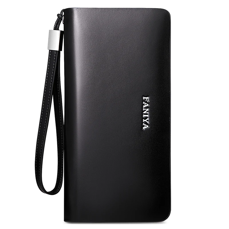 Multi Function Leather Wallet Men Slim Phone Holder Custom Card Holder Wrist Party Purse Ladies OEM Wallet Women