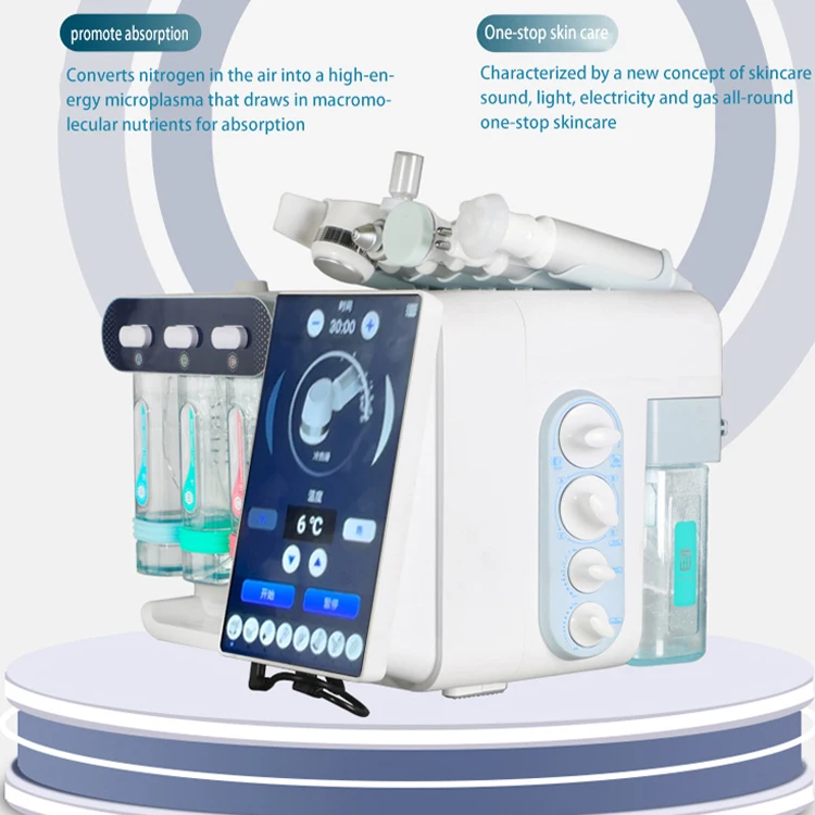 8 In 1 Oxigen Hydro 14 in 1 Hydra Small Bubble Facial Machine 2024 Skin Analyzer Hifu Machine Facial Machines