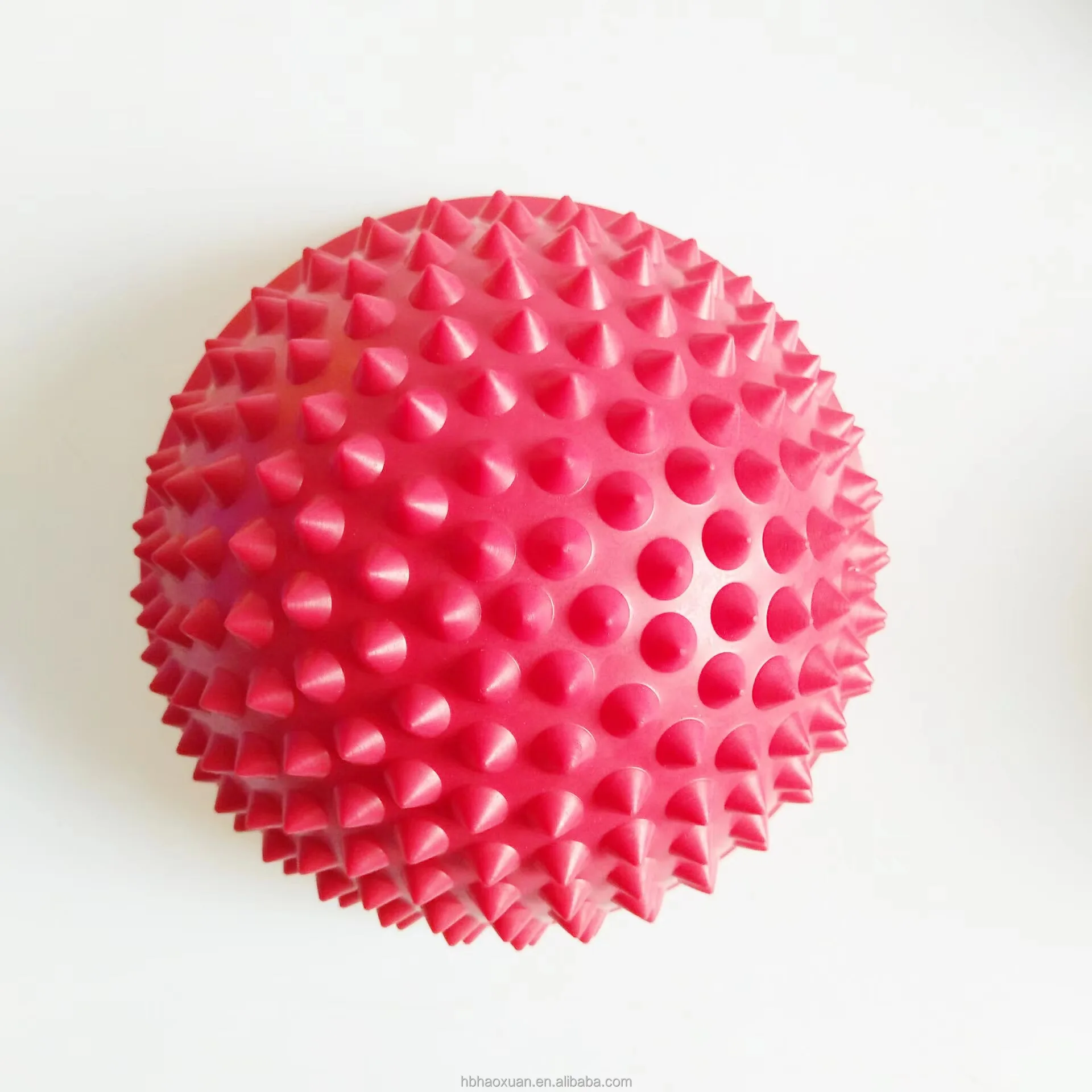 Yoga Fitness Exercise Half Round PVC Spiky Foot Therapy Massage Ball