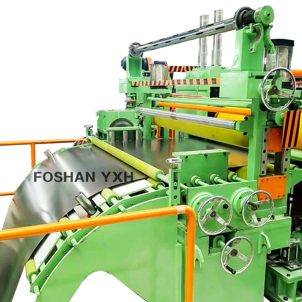 YXH автоматическая металлическая нержавеющая сталь, углеродистая сталь, оцинкованная, медь, серебряная катушка резки машины