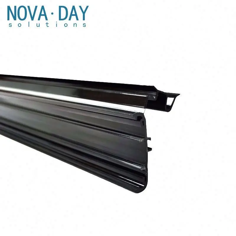 Novaday Supermarket Shelves Racks Plastic Label Holder Pvc Clear Display Racks Esl Electronic Shelf Label