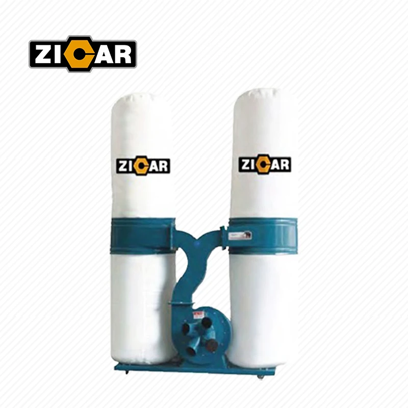 ZICAR Long Service Life  Wood Dust Collector For Woodworking Double Bags Wood Dust Collector FM9030