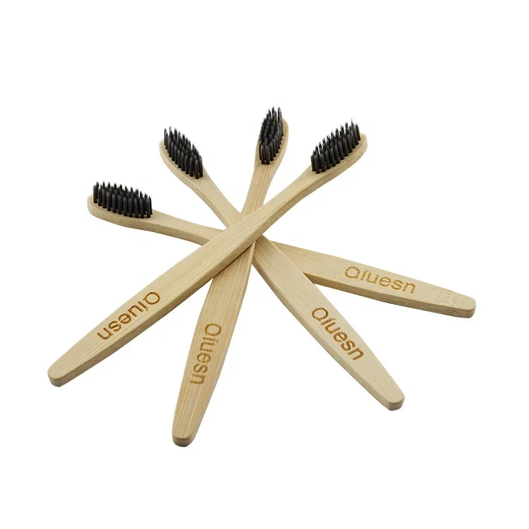 Eco friendly 100%biodegradable China bamboo wholesaler products OEM packaging box non disposable square bambus toothbrush