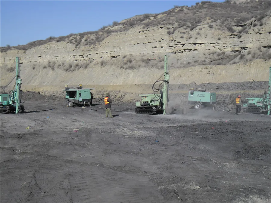 Дизельный двигатель буровая установка для горного карьера используемая очистки отверстий