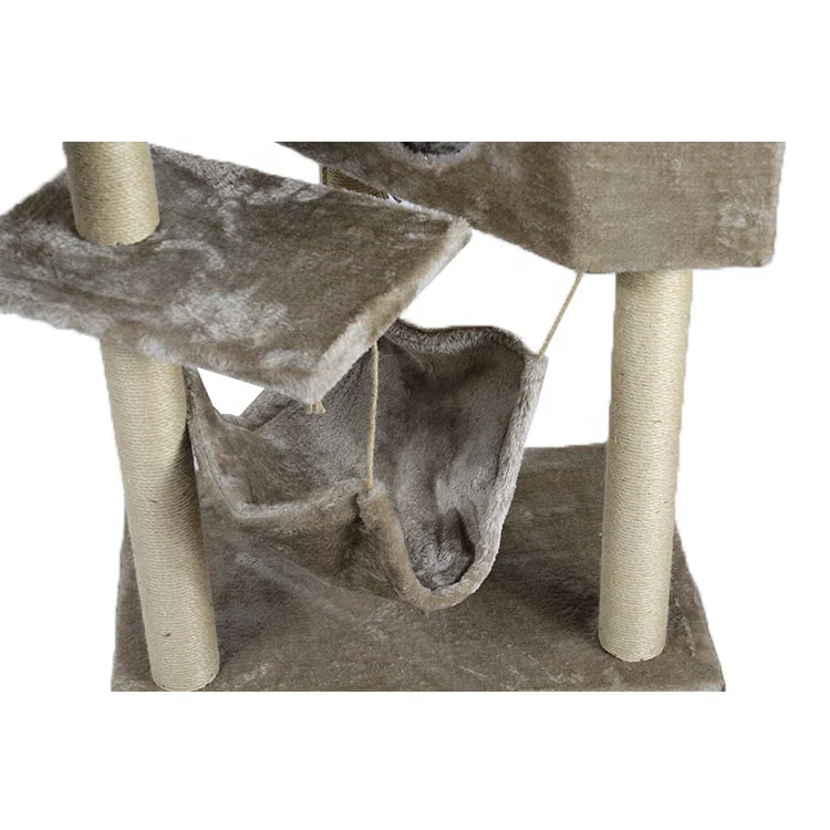 
Luxurious cat scratching tree house indoor scratch board 