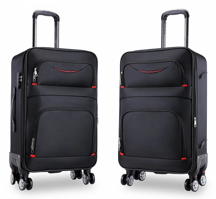 Вместительный портативный деловой Дорожный чемодан из ткани Оксфорд, недорогой чемодан на колесиках