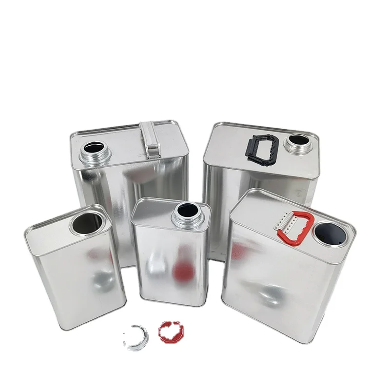 F-type metal cans for lubricating oil and engine oil packaging