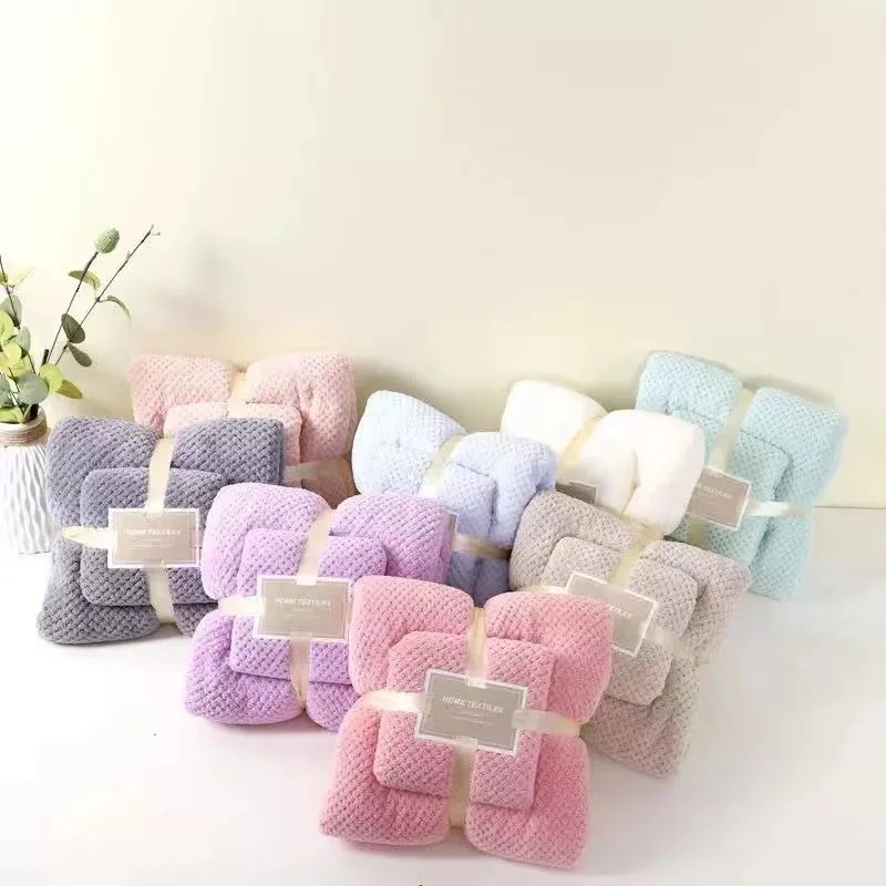 Design Home Fast Dry Baby Bath Skirt Towel Set Wedding gift Soft Towel Supplier Coral Fleece Luxury Bath Towel