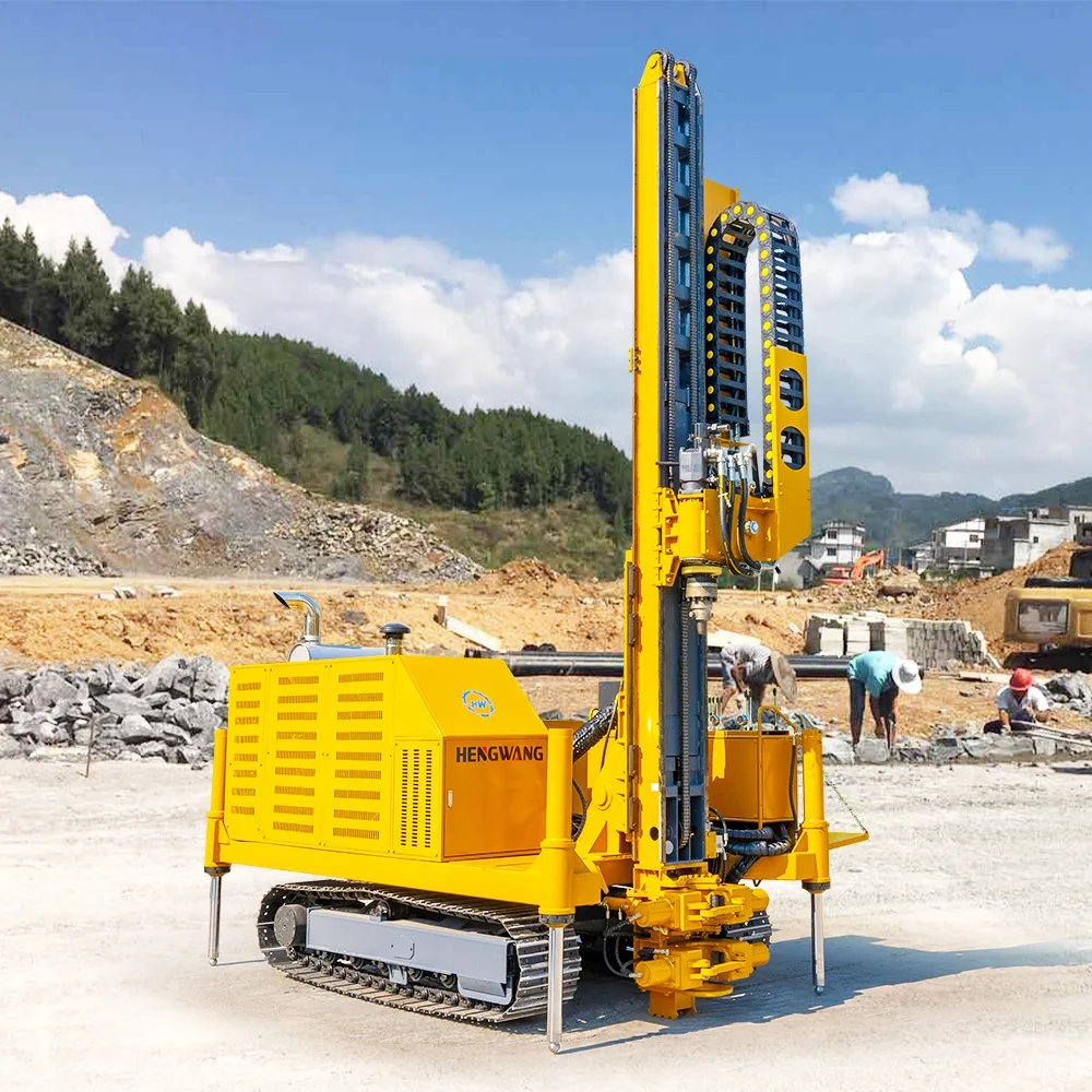 anchoring drilling Foundation grouting reinforcement project crawler anchor machine