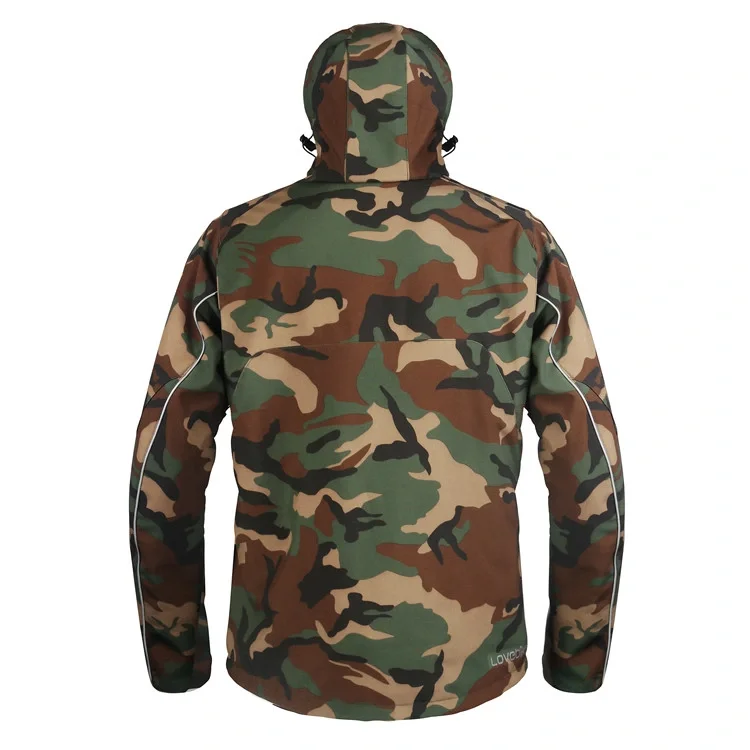 Custom Textile Camo Motorcycle Jackets for Men