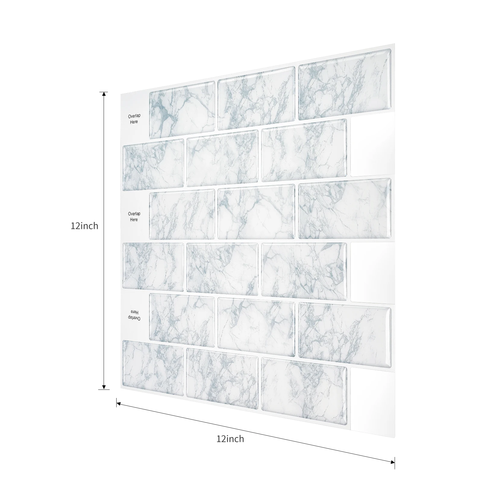 Пользовательские 3d пилинг и палка кухонная плитка настенная бумага самоклеящаяся