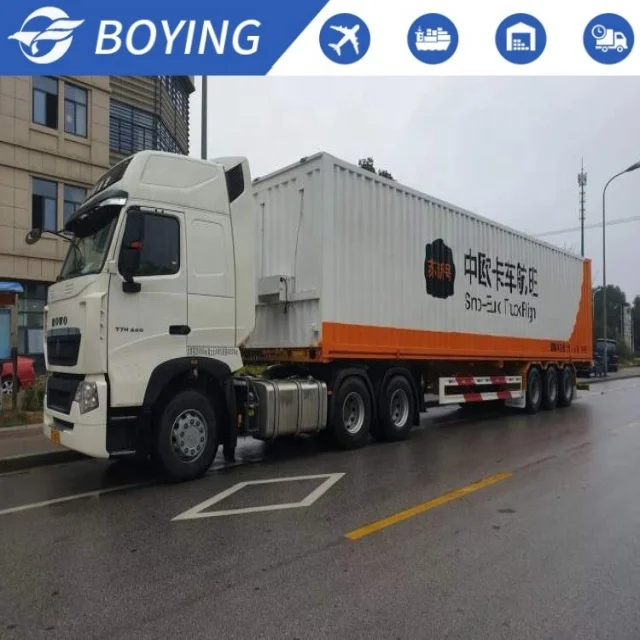 Truck Cargo Services Freight Forwarder China Freight Shipping Agent Domestic Transport Providers Low-Cost to Europe FBA shipment