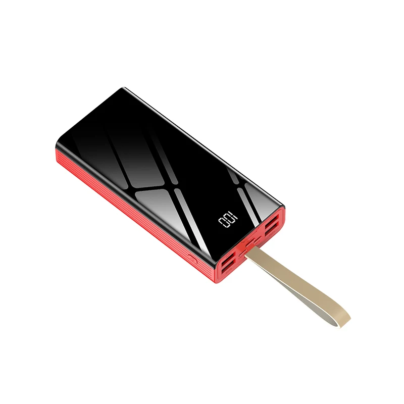 2021 Outdoor Power Banks 50000mAh Power Bank 30000mAh Mobile Fast Charger Power Bank 20000mAh With LED Display Flashlight