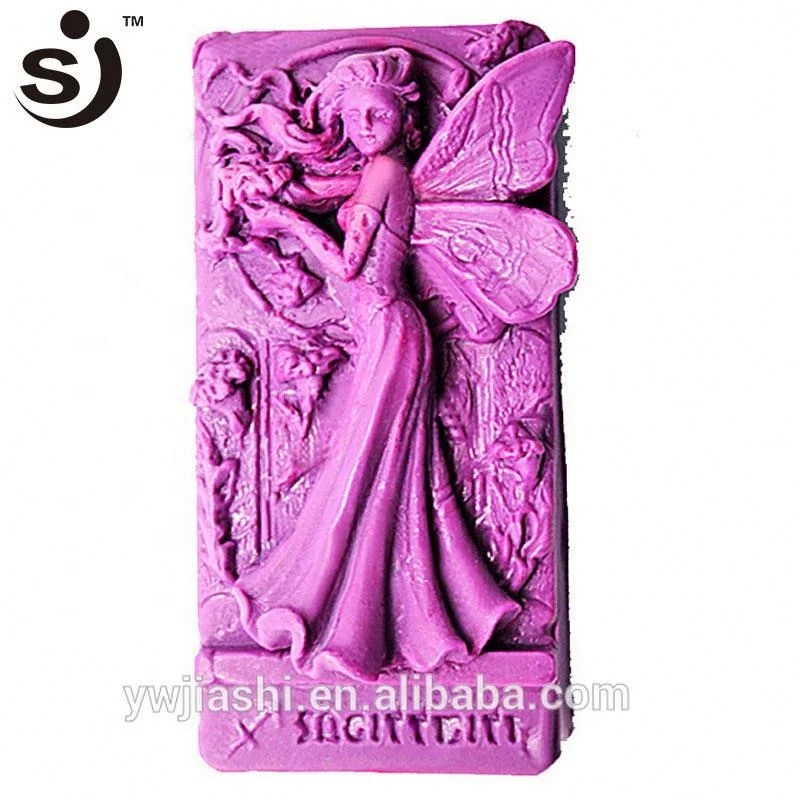 3d Silicone Molds Fairy Angel Shape Concrete Molds Silicone For Soap And Candle