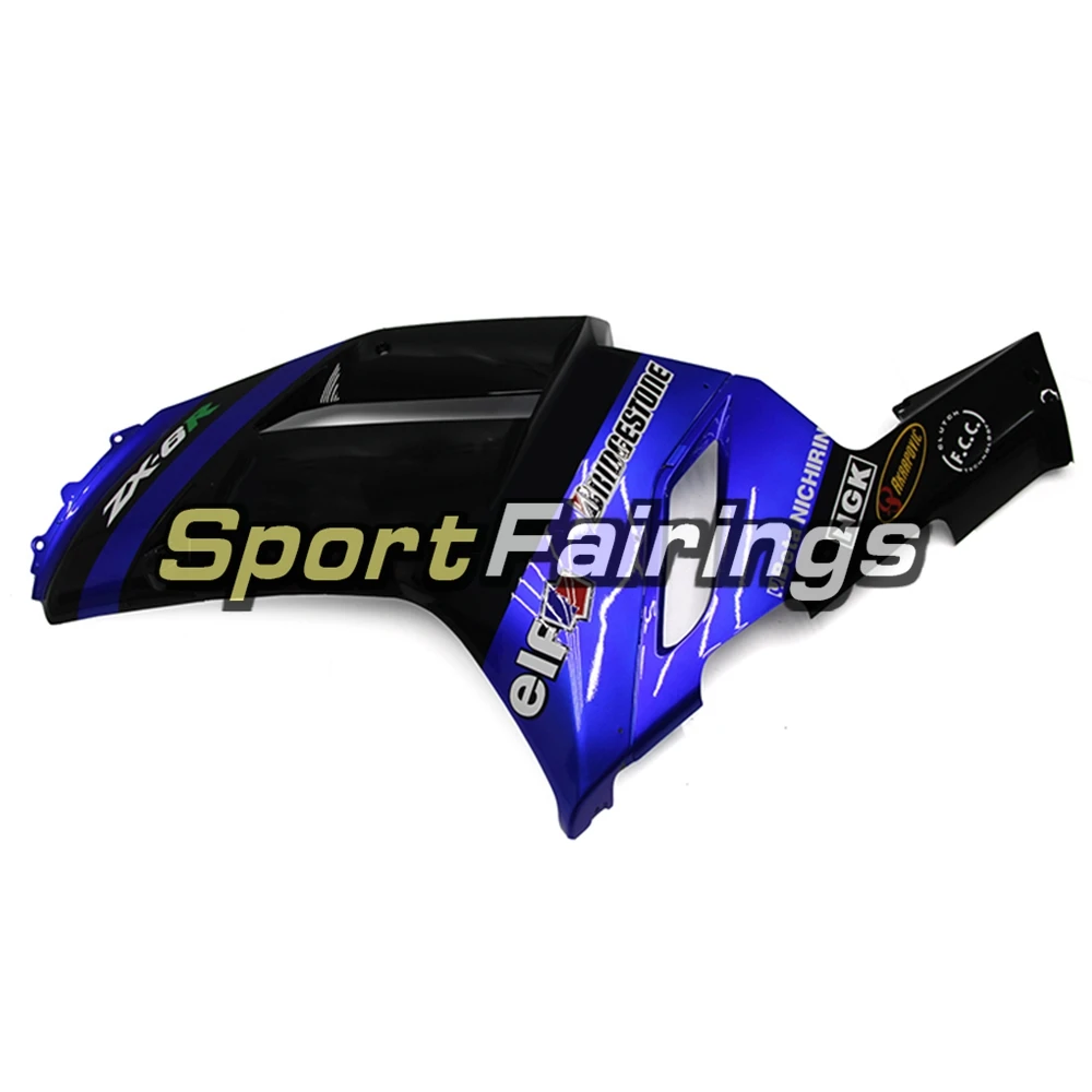 Complete Fairing Kit Fit For Kawasaki ZX6R 636 2007 2008 ZX-6R 07 08 ABS Plastic Injection Motorcycle Bodywork - Blue Black elf