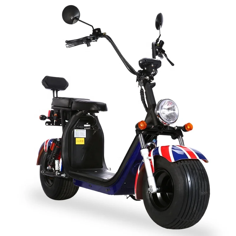 New arrival eec child electric motorcycle adult lithium battery citycoco battery citycoco 1500w 2 seat electric scooter new