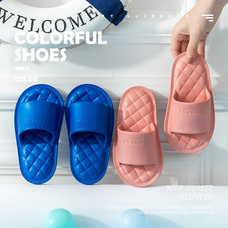 
Hot Sale Large Size Comfortable Colorful Family Summer Eva Indoor Slippers For Kids 