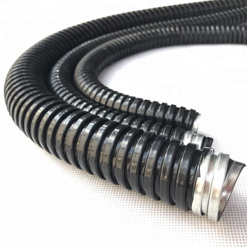 PVC Layer Coated Stainless Steel 304 Braided Flexible Metal Hose Conduit