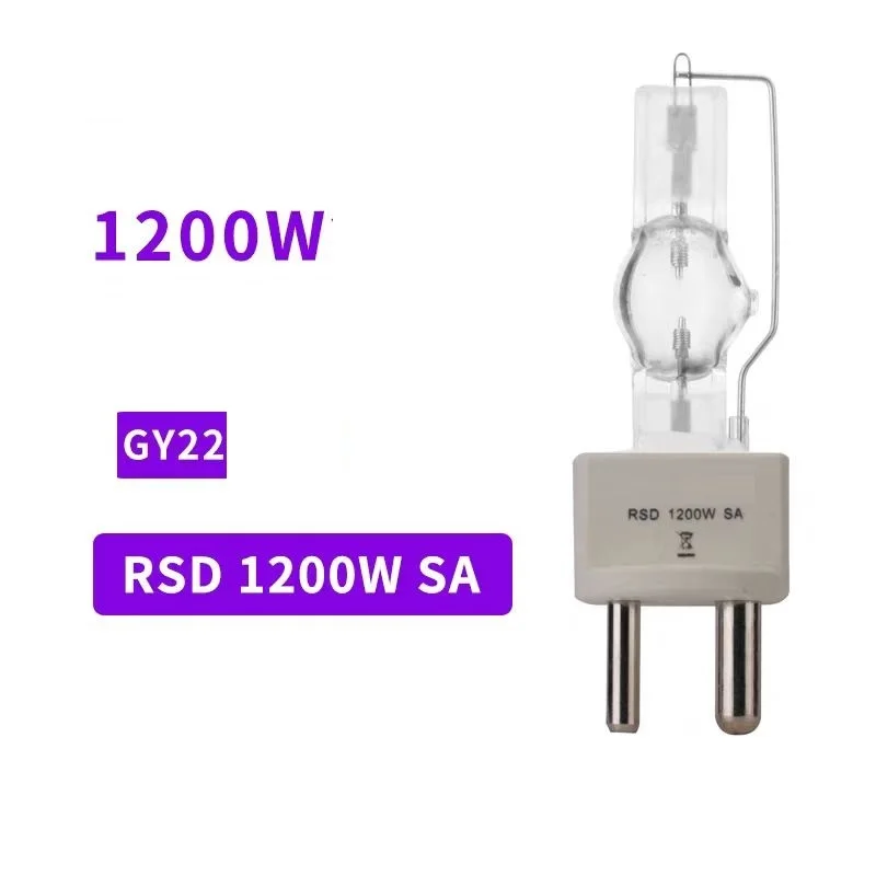 HoneyFly Metal Halide Lamp GY22 100V-240V 1200W Single End RSR1200W/SA  Metal Halogen Lamp Stage Moving Head Lights Quartz Tube