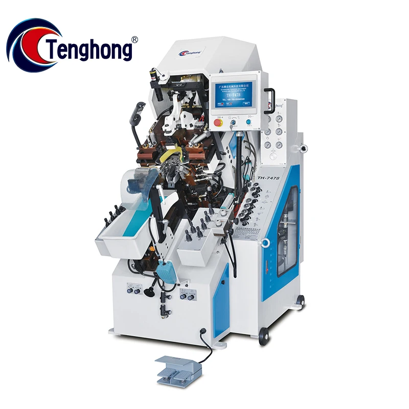 Tenghong TH-747B  Full-Automatic China Shoe Moulding Machines 7 Pincers Computer Memory Control Automatic  Toe Lasting Machine