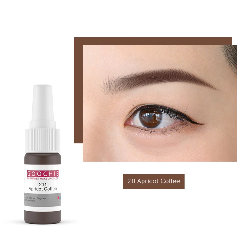 Goochie Dark Coffee PMU Eyebrow Permanent Makeup Tattoo Machine Pigment